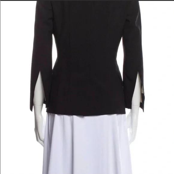 Junya Wananabe Comme des Garcons Black Wool Blazer - Picture 2 of 14